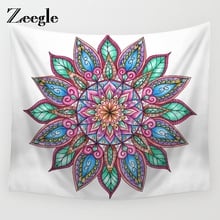 Zeegle Tapestry Bohemia Boho Mandala Tapestry Wall Hanging For Wall Decoration Hippie Tapestry Beach Towel Mat 2024 - buy cheap