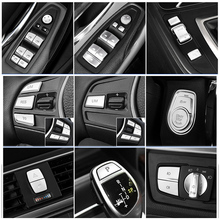Car Styling Interior Button Sticker Trim For BMW 3 4 Series GT F30 F34 Auto Accessories Engine Start / Warning Light / Handbrake 2024 - buy cheap