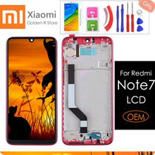 6,3 "para Xiaomi Redmi Note 7 Pro pantalla LCD con marco MONTAJE DE digitalizador con pantalla táctil 10-piezas de reparación táctil + regalos 2024 - compra barato