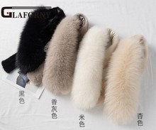 FXFURS 2020 Women Fox Fur Scarf Whole Mink Fur Mufflers 100% Real Fur Wraps Korean Style Winter Warm Fur Scarves High Quality 2024 - buy cheap