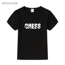 Boys/Girls Chess Printed T Shirt Kids Short Sleeve Tops Summer New Fashion Children's O-neck T-Shirt Funny Birthday Gift Tee 2024 - buy cheap