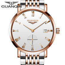 New 2019 GUANQIN Watch Men luxury brand Automatic Mechanical Quality Sapphire Waterproof Date Analog Wristwatch Men's Watches 2024 - buy cheap