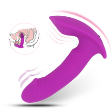 Consolador vibrador portátil de silicona para mujer, consolador con correa de mariposa PARA LA clís, estimulador Anal, punto G, Juguetes sexuales para adultos 2024 - compra barato