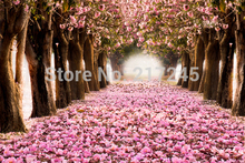 Art Fabric Photography Backdrop Flower Trees Custom Photo Prop backgrounds 5ftX7ft D-1830 2024 - buy cheap