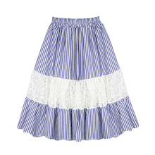 0-14T Baby Toddler Teen Girl Long Lace Skirts Children Clothes Girls Striped Tutu Skirt Ruffle Princess Skirt Kids Costume 2024 - buy cheap