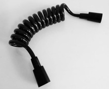 Black Style Flexible Spring Shower Hose Water Plumbing Toilet Bidet Sprayer Gun Connect Pipe Telephone Line Style 150cm sh09 2024 - buy cheap