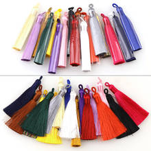 5Pcs/set 80mm Long Mix Color Cotton Silk Tassel With Hole Brush For Earring Charm Pendant Satin Tassels Women DIY Jewelry 2024 - купить недорого