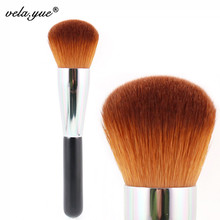 Face Kabuki Makeup Brush Full Coverage Mineral Powder Foundation Bronzer Blush Base Cream Contour Blending Beauty Tool 2024 - buy cheap