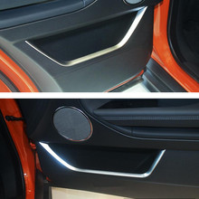 4 шт./компл. Декоративная полоса для интерьера автомобиля, стильная отделочная наклейка для Land Rover Range Rover Evoque 2013-2016 2024 - купить недорого