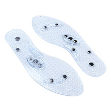 Silicone Magnetic Therapy Foot Acupuncture Point Massager Insole Inner Massage Shoe Pads Brioche Comfort Thener Insole Cushion 2024 - buy cheap