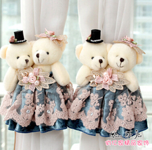 High Quality Low Price Curtain Accessories Wedding Decoration Little Bear Couple For Crutains Tie Back Free Shipping. 2024 - buy cheap