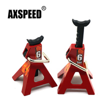 Axspeed-1 par de jack de metal para escala axial, scx10 tamiya cc01, d90, d110, tf2, ferramenta de reparo com suporte para 1/10 rc 2024 - compre barato