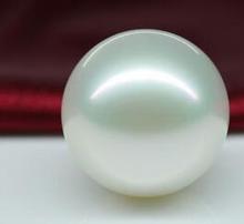 free shipping Noble jewelry HUGE 10-16MM NATURAL ROUND SOUTH SEA  GENUINE WHITE LOOSE PEARL UNDRILLED 2024 - buy cheap