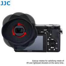 Jjc-protetor ocular de câmera de borracha, lente de silicone macio, para sony a6600 a6000 a6400, substitui 2024 - compre barato