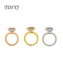 Tdiyj anéis de casamento reversíveis, 12 peças novidades para pulseira de couro urdido para mulheres, joias para presente 2024 - compre barato