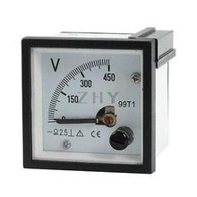 AC 50V 100V 150V 250V 300V 450V 1000V Fine Tuning Dial Panel Analog Voltage Meter Voltmeter White Black 99T1 2024 - buy cheap