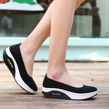 2017 HOT SALE Spring summer new breathable SPORT shoes shallow mouth shock wave shake shoes hit color light mother shoes 2024 - buy cheap