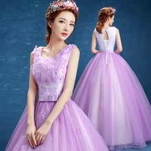 New light purple long sweat lady girl women princess bridesmaid banquet party ball dress gown free shipping 2024 - buy cheap