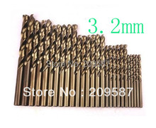 10pcs 3.2mm 0.13" HSS-Co M35 Straight Shank Twist Drill Bits For Stainless Steel 2024 - buy cheap