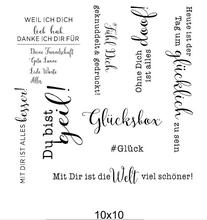 German Transparent Clear Silicone Stamp/Seal for DIY scrapbooking/photo album Decorative clear stamp sheets A1751 2024 - buy cheap