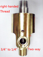 3/4 fitting to a 1/4 hhhs20 rotação bidirecional da junção giratória que refrigera o encaixe giratório de bronze do giro do conector da água 2024 - compre barato