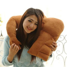 60cm Creative Soft Boyfriend Pillow Muscle Man Plush Toy Winter Warm Toys New Brown Strong Single Arm Plush Girlfriend Gift 2024 - buy cheap