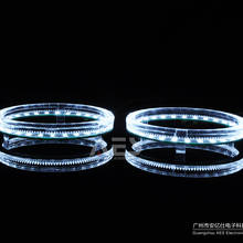 AES 2PCS 80mm 95mm LED Angel Eyes For 2.5inch 3.0inch Projector Lens LED Halo Rings White Led Rings 2024 - buy cheap