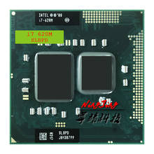 Двухъядерный процессор Intel Core i7-620M, i7 620M SLBTQ SLBPD 2,6 ГГц, четырехпотоковый ЦПУ, 4 Мб, 35 Вт, Разъем G1 / rPGA988A 2024 - купить недорого