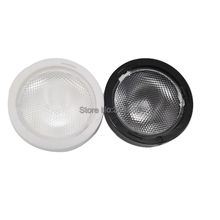 10 pces 20mm preto ou branco 15 graus frisado superfície led lente/refletor colimador para cree xpe/xpg/xte/xpl led emissor 2024 - compre barato