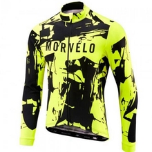 2018 Morvelo cycling jersey for men Road bike Pro Team cycling wear Ropa Ciclismo Quick Dry SL MX long sleeve jersey with autumn 2024 - buy cheap