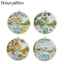 Four seasons (Spring)  cross stitch kit aida 14ct 11ct count print canvas stitches embroidery DIY handmade needlework 2024 - buy cheap