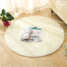 Living Room Bathroom Decor Anti-slip 40cm Diameter 4.5cm Thicken Round Floor Carpets Circle Mat Rug New 2024 - buy cheap