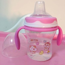 Newborn Baby Feeding Kids 240ML Drinking Bottles Infant Children Learning Sippy Cups With Double Handles 2024 - buy cheap