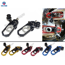 Motorcycle CNC Aluminum Chain Adjusters with Spool Tensioners Catena For APRILIA Tuono V4 R V4R 1000 APRC 2012 2013 2014 2024 - buy cheap