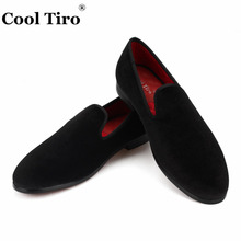 Стильные мужские лоферы Tiro, черные бархатные модельные туфли, дымчатые слиперы, повседневная обувь, вечерние, свадебные, вечерние туфли на плоской подошве, классический стиль, синий цвет 2024 - купить недорого
