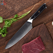 FINDKING-cuchillo de chef profesional, utensilio de cocina de acero japonés Damasco VG10 de 67 capas, mango cuchillo de acero de Damasco, 8 pulgadas, G10, novedad de 2017 2024 - compra barato