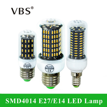 E14 LED E27 LED Corn Lamp 220V 4014SMD LED Corn Bulb light 38 55 78 88 140Leds Chandelier Candle bombillas led Lampada Lighting 2024 - buy cheap