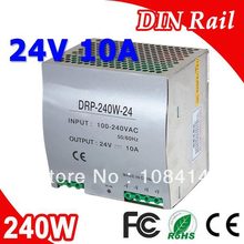 DR-240-24 Single Output LED Din Rail Power Supply Transformer 240W DC 24V 10A Output SMPS 2024 - buy cheap