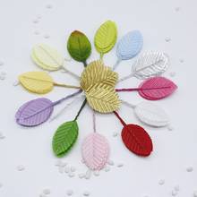 120pcs 5cm Nylon Silk Leaf Green Leaves Artificial Flower For Wedding Decoration DIY Wreath Gift Scrapbooking Craft Fake Flower 2024 - buy cheap