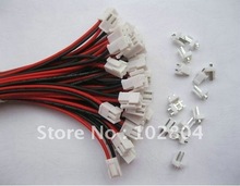 20 pcs 3.96mm VH3.96 2 pin Female Wire with Male pin Connector Leads 22AWG 2 color Red and Black 200mm(8inch) Leads 2024 - buy cheap