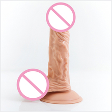 Most Realistic Dildo! 170*34MM Nature Feel Artificial Rubber Suction Cup Fake Penis with Balls, Adult Sex Toys, Erotic Products 2024 - buy cheap