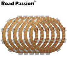 Road Passion 6pcs Motorcycle Clutch Friction Plates Kit For YAMAHA FZR250 FZR 250 2024 - buy cheap