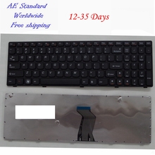 Клавиатура для ноутбука Lenovo V570, V575, Z570, Z575, B570, B570E, V580, V580C, B570G, B575, B575E, B590, B590A, черная, английская 2024 - купить недорого