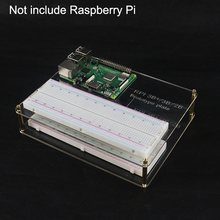 2 Set Raspberry Pi Acrylic Experiment Plate + Breadboard  Board + Jumper Wire Cable for Raspberry Pi 3 Model B+ 3B 2B 2024 - buy cheap