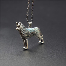 Elfin Trendy Siberian Husky Necklaces Dog Jewellery Animal Siberian Husky Pendant Necklaces Women Men Jewellery 2024 - buy cheap