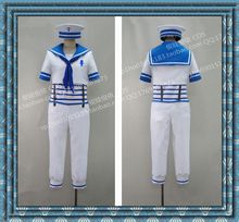 Fantasia cosplay de narase e iwatobi gratuita, uniforme masculino de natação haruka nanase branca, traje de cosplay para homens 11 2024 - compre barato
