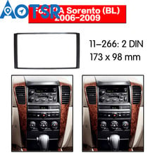 2 din rádio fascia para kia sorento (bl) 2006-2009 estéreo montagem em painel de áudio instalação kit traço quadro adaptador rádio estéreo dvd 2024 - compre barato