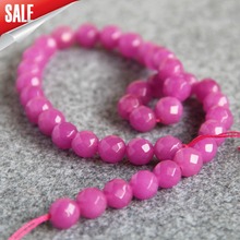 Hot New For Necklace&Bracelet 10mm Natural Pink Beads Round Faceted DIY Beads Loose Stone Accessory Part 15inch Jewelry Making 2024 - buy cheap