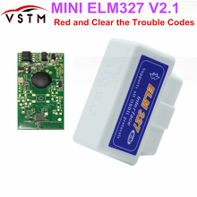 Escáner de diagnóstico de coche Mini ELM327, Bluetooth V2.1 OBD2, ELM 327, Bluetooth para Android/Symbian para protocolos OBDII, 3 colores, nuevo 2024 - compra barato