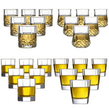 Wisky Glass 12-pcs set Whiskey Cup Beer Wine Shot Glass Drinking Glasses for Water Tea European Lead-free Glass Party Wedding 2024 - buy cheap